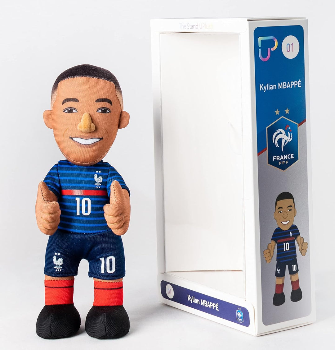 Poupluche FFF – Kylian Mbappe – Offizielle Kollektion der französischen Fussballnationalmannschaft –