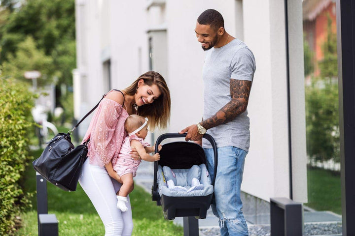 Osann Wickeltasche Sarah Harrison schwarz mit herausnehmbarer Wickelunterlage