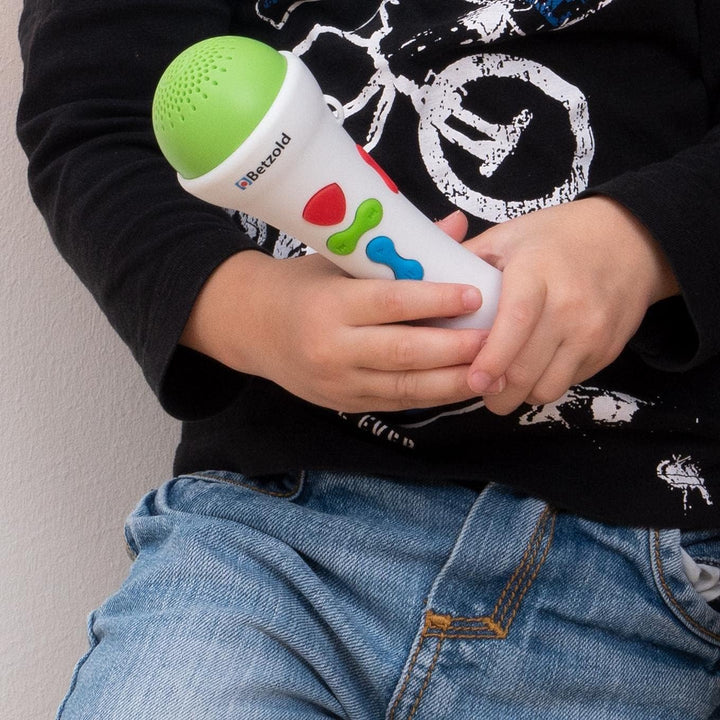 Betzold - Kindermikrofon mit Aufnahmefunktion - Karaoke Mikrofon Musik-Spielzeug Nocolor, Nocolor
