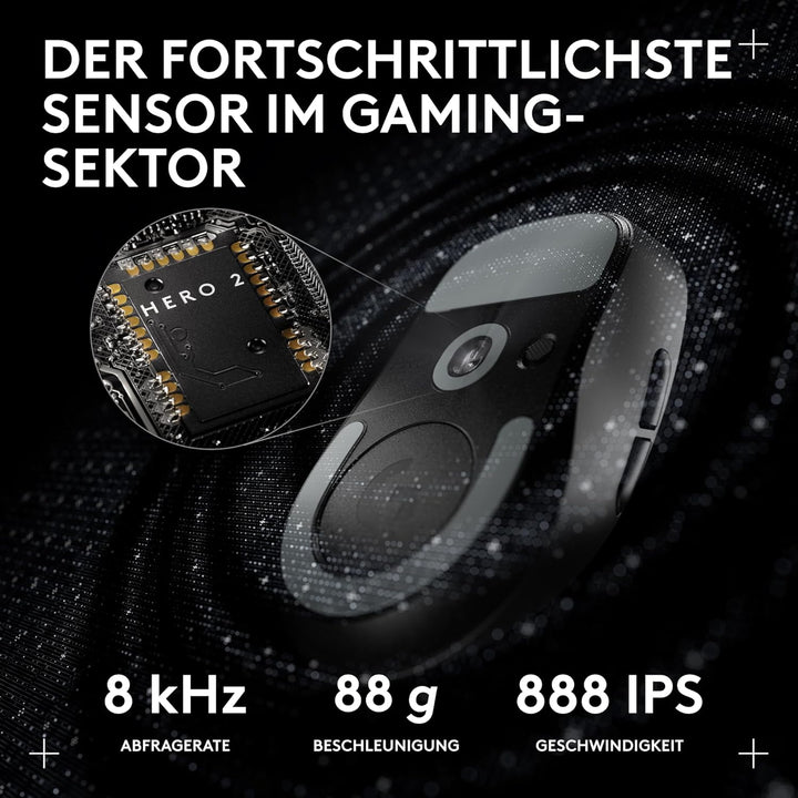 Logitech G PRO X SUPERLIGHT 2c kabellose Gaming-Maus
