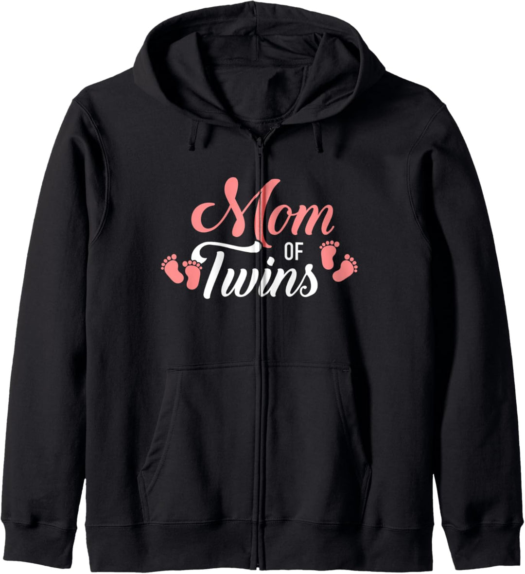 Zwillinge Mama Mom Kapuzenjacke