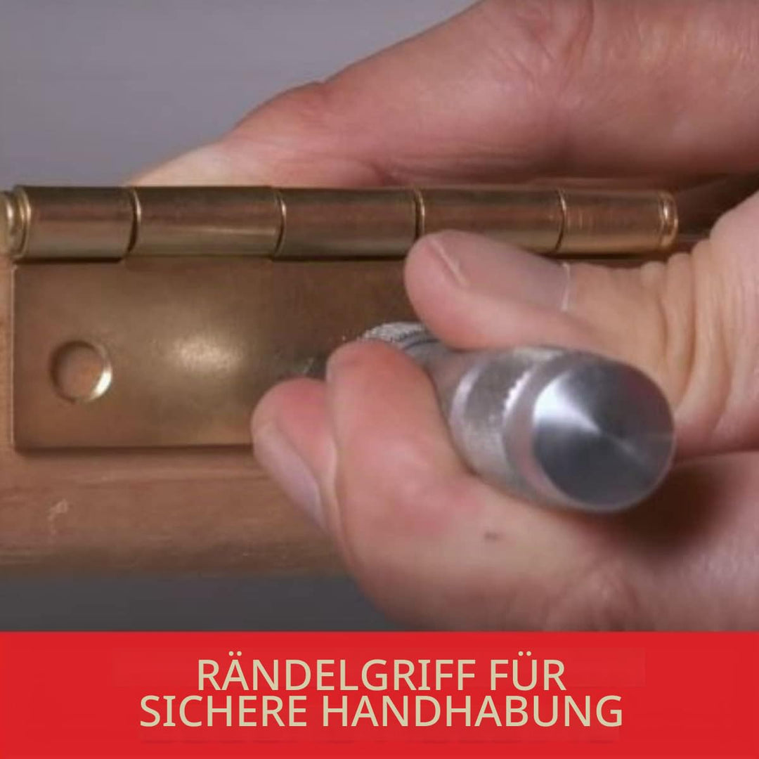Starrett S117PC Körner Set, 1/16", 5/64", 3/32", 1/8", 5/32" Durchmesser, im Kunststoffkoffer