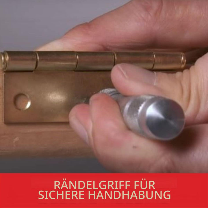 Starrett S117PC Körner Set, 1/16", 5/64", 3/32", 1/8", 5/32" Durchmesser, im Kunststoffkoffer