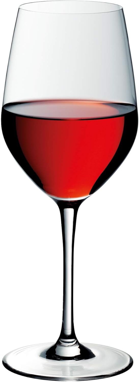 WMF Easy Plus Rotwein Weingläser Set 6-teilig, 450ml, Kristallglas, spülmaschinenfest, transparent r