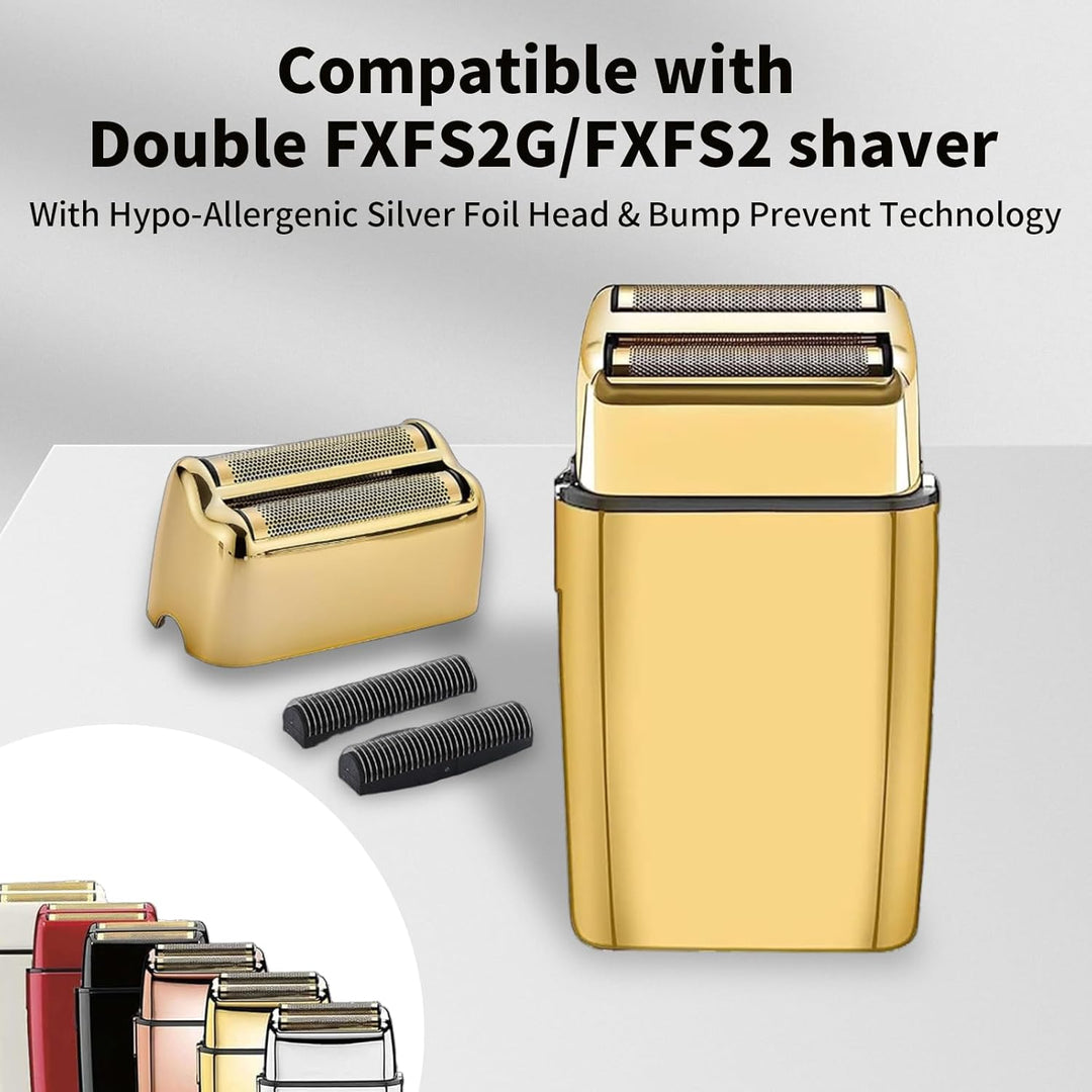 2 Stück Rasierer Ersatzfolienkopf Kompatibel für BaByliss Doppelfolienrasierer, Ersatzfolie Kompatib