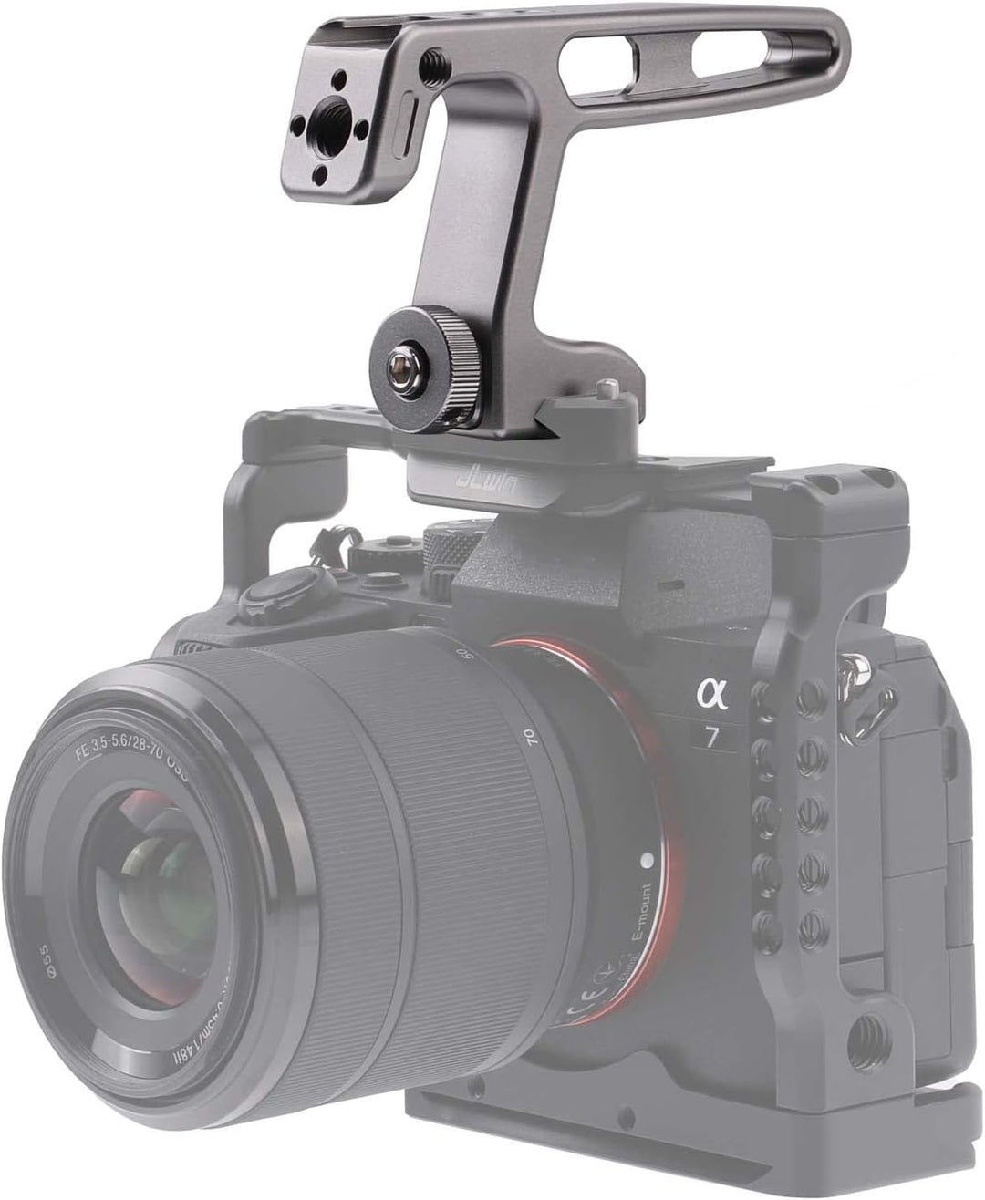 FOTGA NATO Griff, Mini Top Handle Grip Handgriff mit Cold Shoe Halterung und 1/4"-20 3/8"-16 Schraub