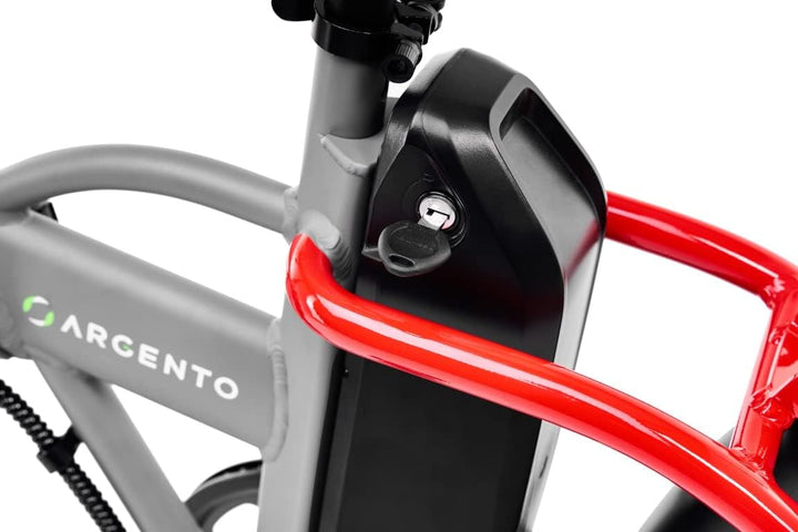 Argento Unisex – Erwachsene Mini Max E-Fahrrad Grau, Grau