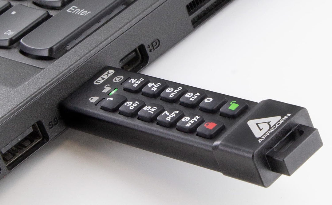 Apricorn Aegis Secure Key 3 NX 256-Bit verschlüsselter FIPS 140-2 Level 3 Validated Secure USB 3.0 F