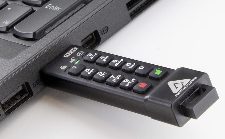 Apricorn Aegis Secure Key 3 NX 256-Bit verschlüsselter FIPS 140-2 Level 3 Validated Secure USB 3.0 F