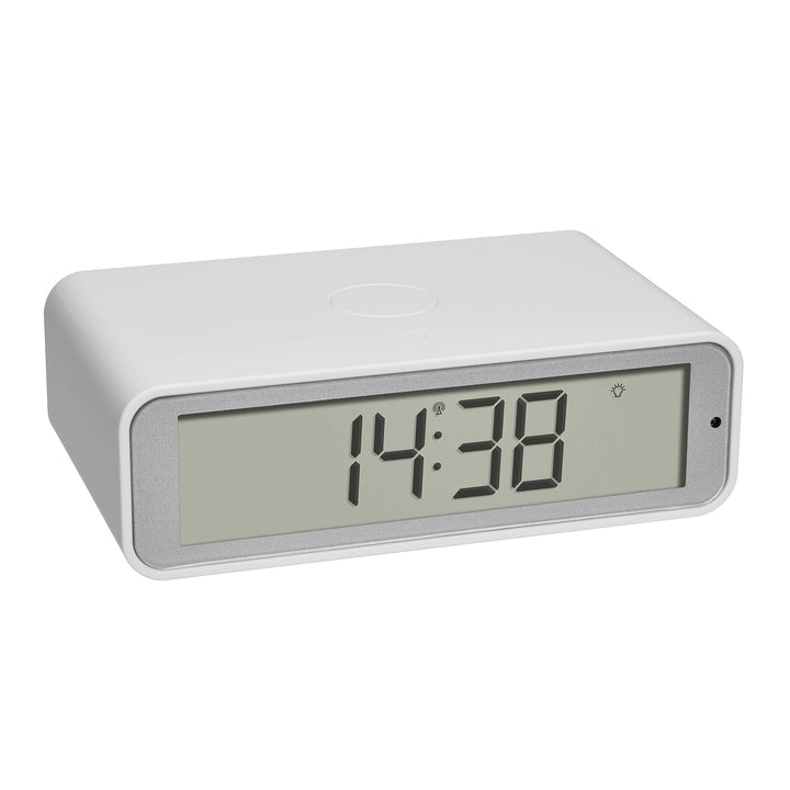 TFA Dostmann Funk-Wecker Twist, 60.2560.02, einstellbare Snooze-Dauer, umdrehbares Display, modern,