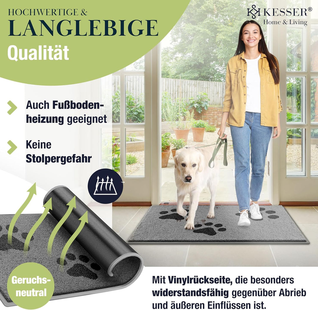 KESSER Schmutzfangmatte Profi Fussmatte in vielen Grössen, Türmatte, Teppich, Fussabtreter & Fussabs