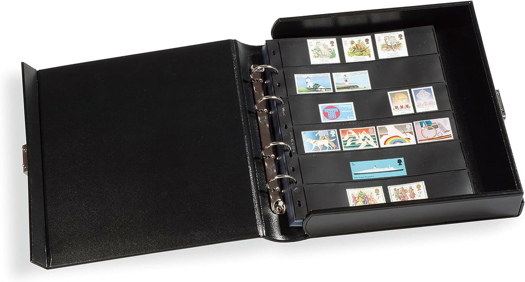 Leuchtturm 310766 Münzalbum Optima Classic - Box-Binder mit integrierter Schutzkassette - abschliess