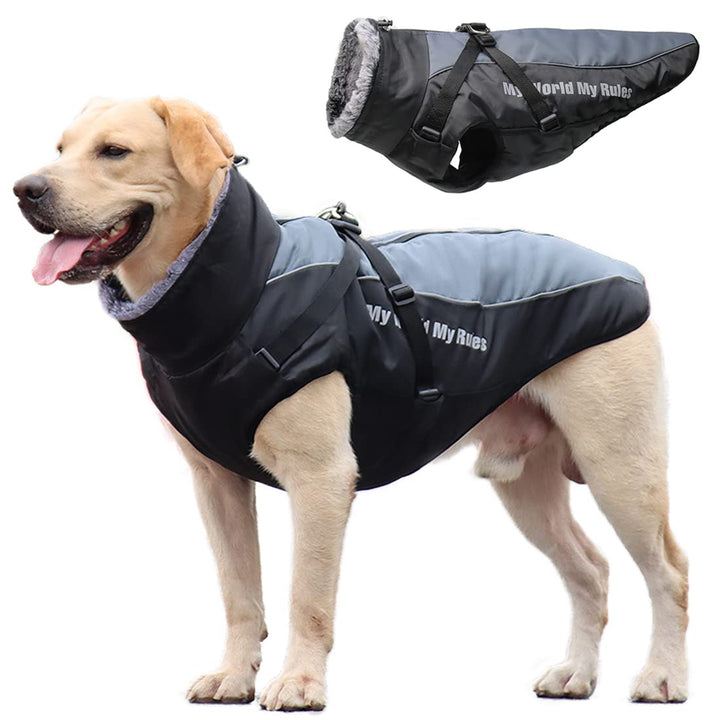 TVMALL Hundejacke Winterweste Winddicht Wasserdicht Hundemantel Kaltwetter Verdicken Warme Mäntel mi