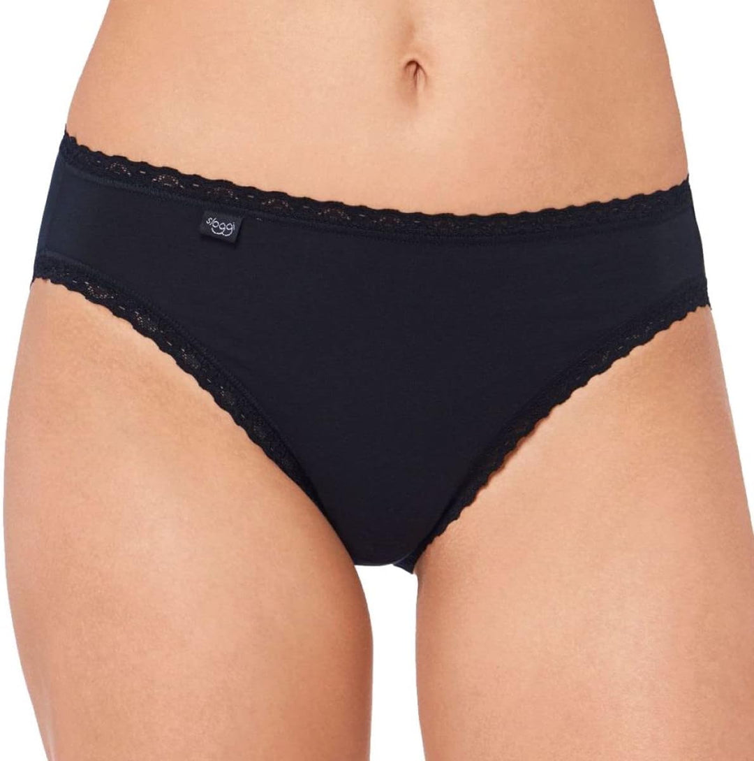 Sloggi Damen Slip (3er Pack) 3-Pack Slip 48 6 X Schwarz, 3-Pack Slip 48 6 X Schwarz