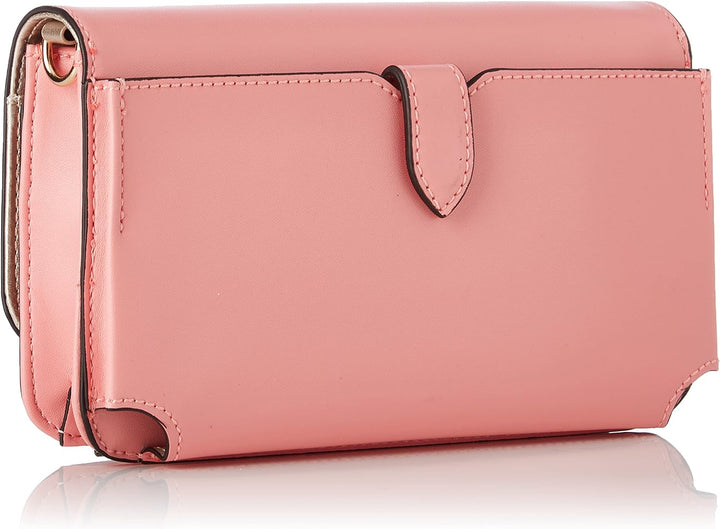 GUESS Damen Noelle Xbody Flap Organizer Bag Rosa, Rosa