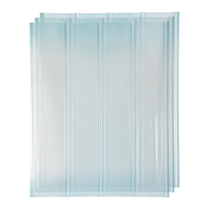 Trapezblech Wellplatten Transparent 90 * 120cm FRP-Tageslichtplatten 2mm Wellblechplatten für Dach P