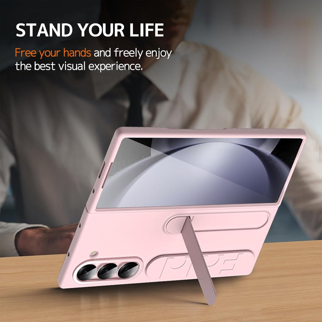 NINKI Für Samsung Galaxy Z Fold 5 hülle Armband Case mit Kickstand Galaxy fold 5 Wristband handyhüll