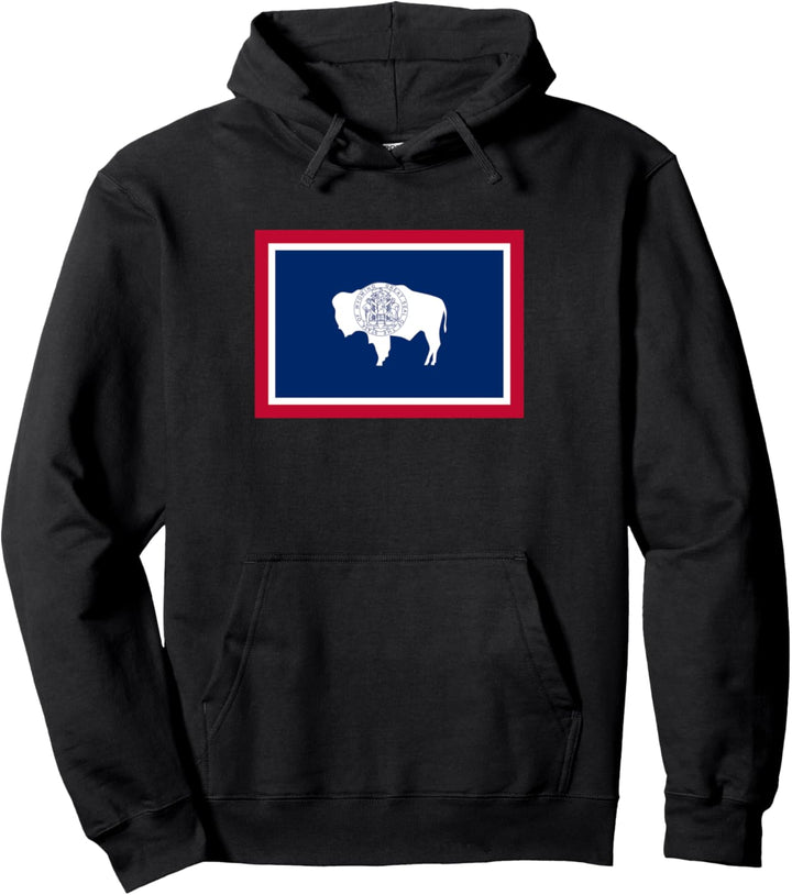 Flag of Wyoming Pullover Hoodie