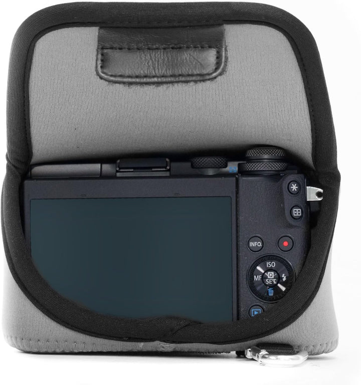 MegaGear MG1018 Olympus PEN E-PL9, E-PL8 Ultraleichte Kameratasche aus Neopren - Grau, Grau