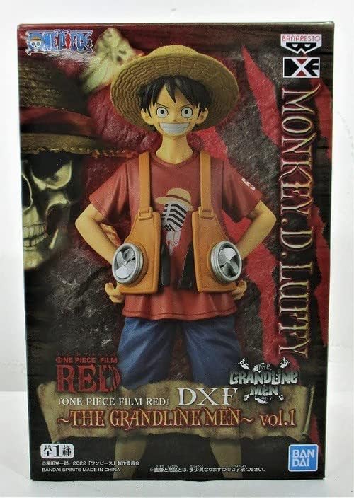 BANPRESTO - One Piece - DXF - The Grandline Men Vol.1 Monkey D. Luffy Statue