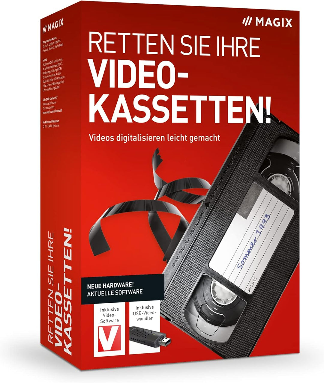 MAGIX Retten Sie Ihre Videokassetten! – Videos digitalisieren leicht gemacht | Videokassetten digita