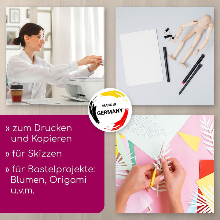 younikat Kopierpapier blanko 10000 Blatt - DIN A5 80 g/m² weiss - dv1419 10000 Stück DIN A5, 10000 S