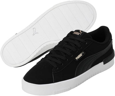 PUMA Damen Jada Renew Nubuck Sneaker 38.5 EU Puma Black Puma Gold Puma White, 38.5 EU Puma Black Pum