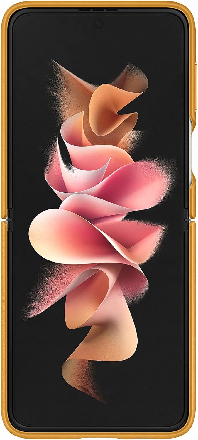 Samsung Leather Cover Smartphone Cover EF-VF711 für das Galaxy Z Flip3 5G, Handy-Hülle, echtes Leder