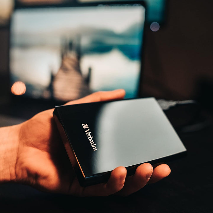 Verbatim Store 'n' Go SuperSpeed, 2 TB, Schwarz, Externe Festplatte, USB 3.0, Festplatte extern, für