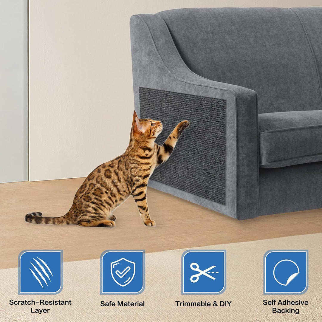 Kratzteppich selbstklebend Kratzmatte Katze Sofa Kratzbretter Katze Wand Kratzbrett Katzen Katzenwan