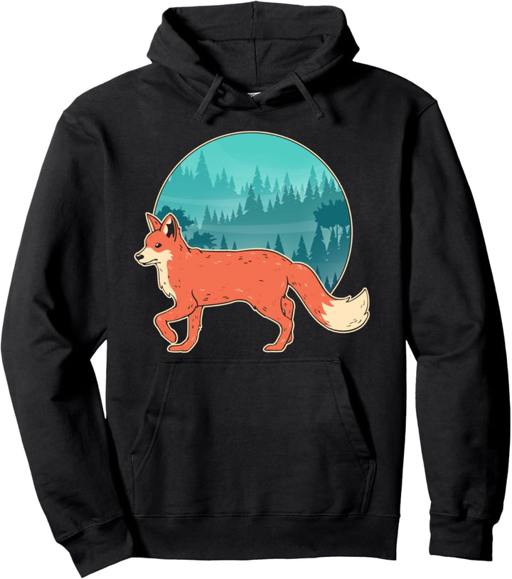 Waldbewohner Tierfreund Natur Tier des Waldes Fuchs Pullover Hoodie