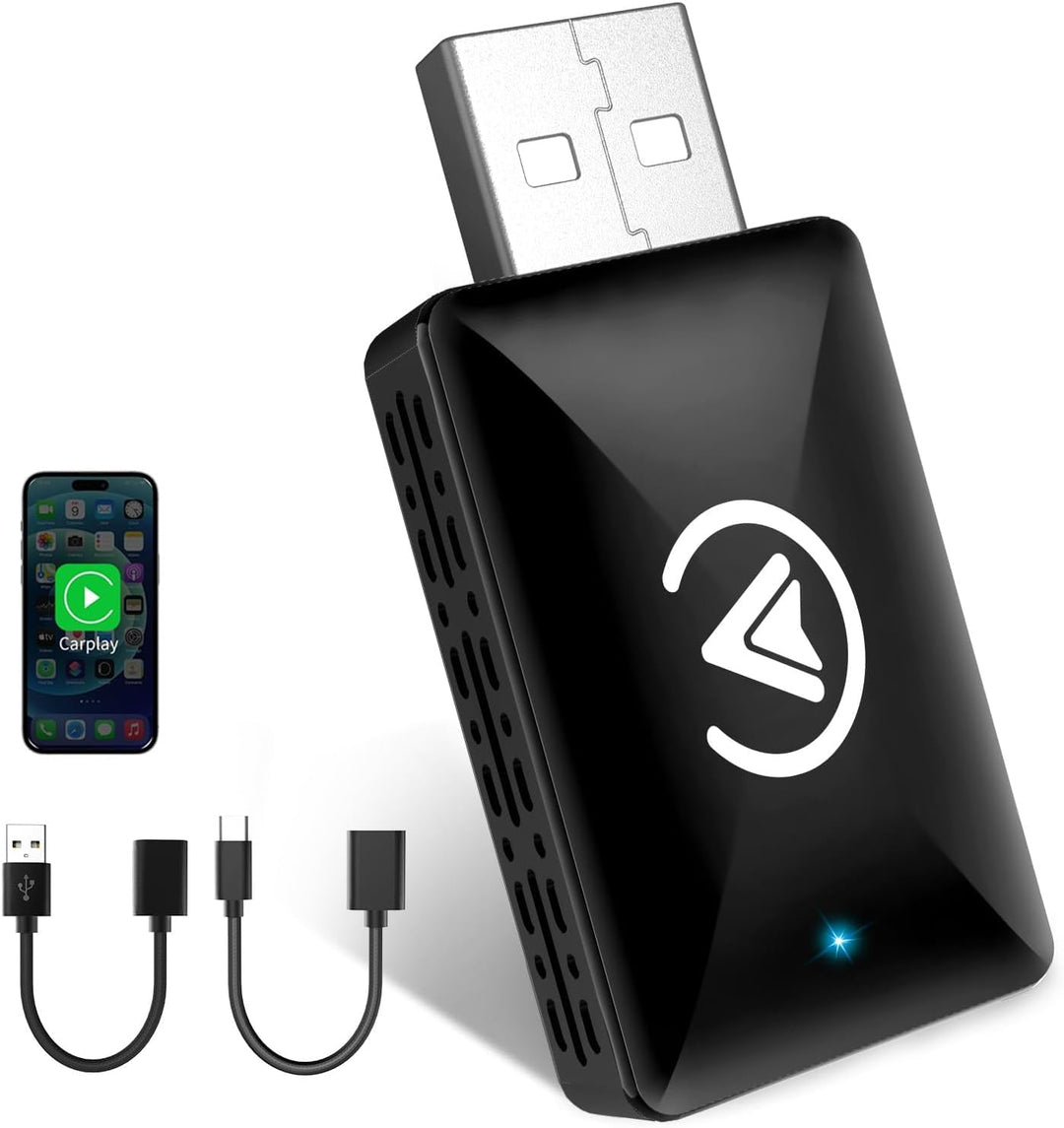 Robofun Carplay Wireless Adapter, Car Connect Pro Car Play kabellos, Plug and Play, Bluetooth 5.0, S