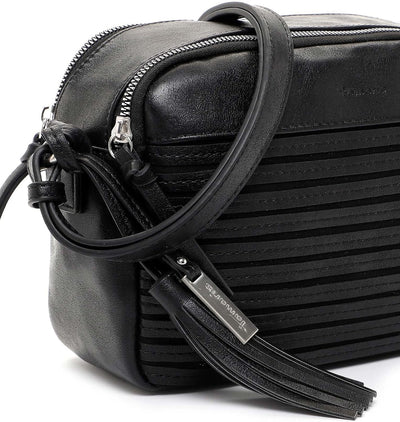 Tamaris Umhängetasche Liane 32210 Damen Handtaschen Mustermix Einheitsgrösse Black 100, Einheitsgrös