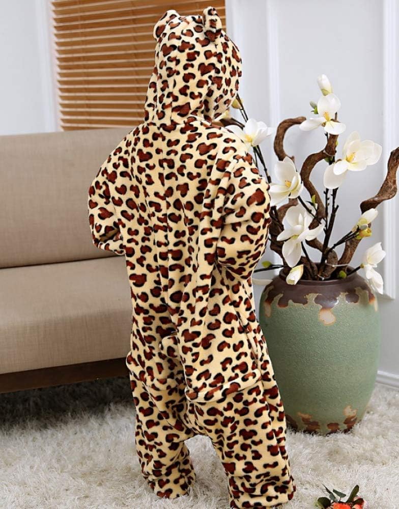 Heisses Unisex-Kostüm für Karneval und Halloween, Cosplay Zoo, Einheitsgrösse braun Medium M Leopard