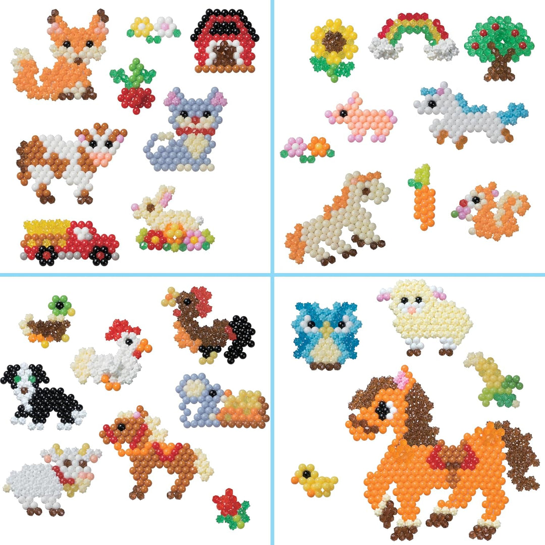 Aquabeads 31838 Mega Bastelbox Bauernhof - Bastelset Single, Single