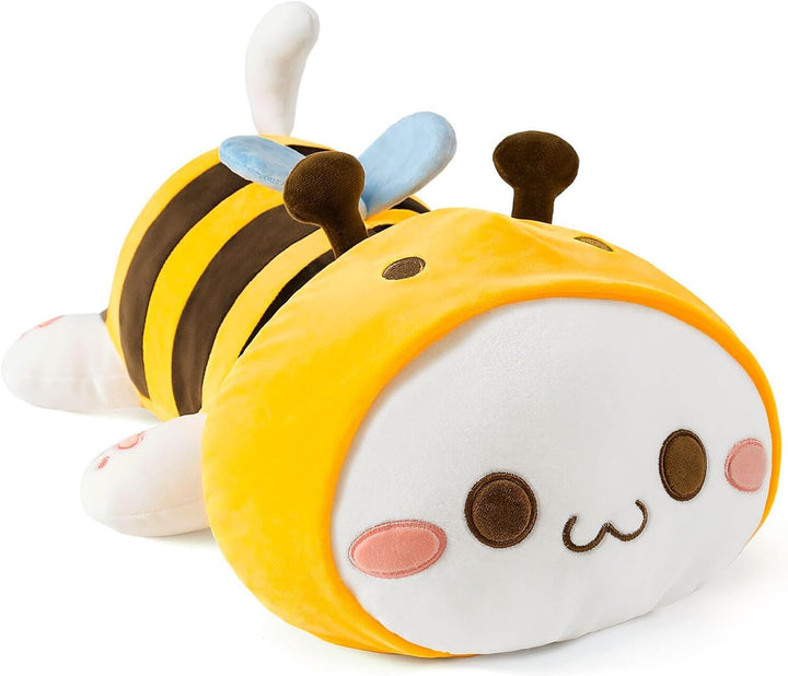 shownicer Plüschtier Biene Katze Kuscheltier Stofftier Kawaii Katze Plüsch, Kätzchen Plüschkissen Sp