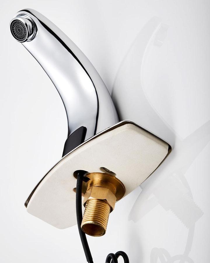 Wasserhahn mit Sensor Bad Infrarot Warm Kaltwasser Wasserhahn Automatik Waschtischarmatur Waschbecke