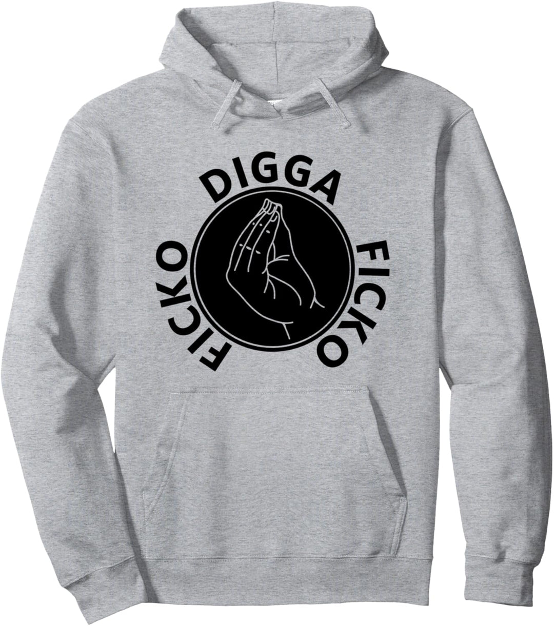 Ficko Digga Ficko Meme Handzeichen Italienische Geste Pullover Hoodie