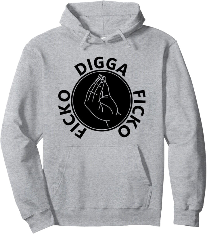 Ficko Digga Ficko Meme Handzeichen Italienische Geste Pullover Hoodie