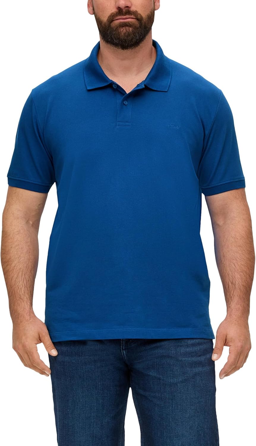 s.Oliver Herren Polohemd, Grau