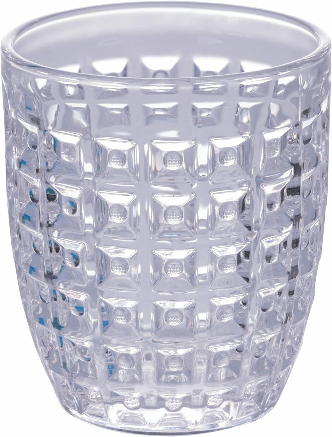 Villa d'Este Home Tivoli 6er Set Wassergläser aus Glas 350 ml Geometrie Ocean
