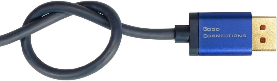 Good Connections® SmartFLEX DisplayPort 1.4 an HDMI 2.0 Adapter - 4K UHD @60Hz RGB / 4:4:4 - KUPFERL