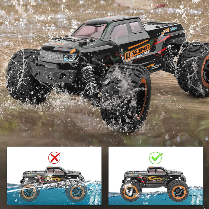 HAIBOXING Ferngesteuertes Auto 1:16 RC Monster Truck, Wasserdichter RTR All Terrain RC Auto 36 km/h,