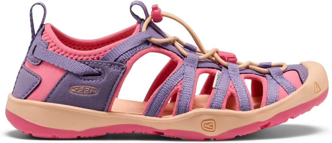 Keen SEACAMP II CNX T-RAVEN/YELLOW 1010094 Unisex-Kinder Sandalen 24 EU Lila Dunst Rosa Limonade, 24