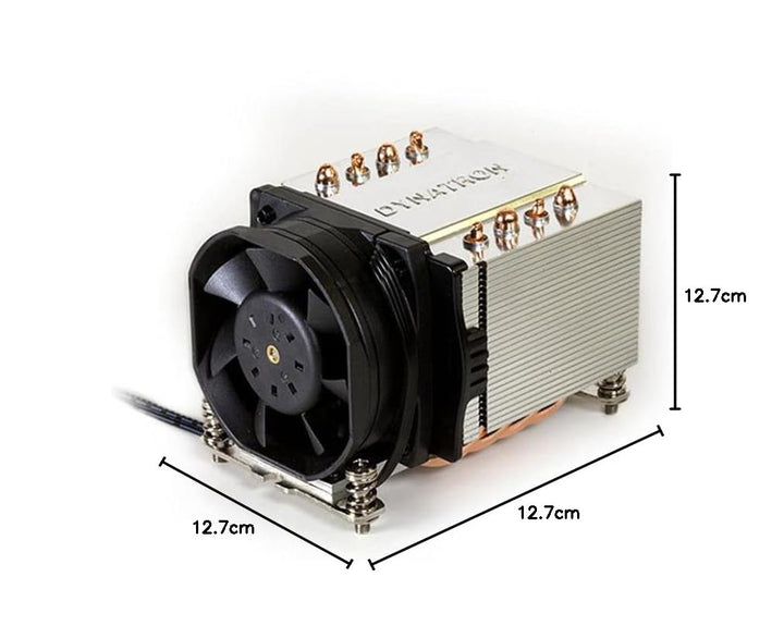 Inter-Tech A-24 hochwertiger CPU-Kühler für Prozessor AMD Socket AM4, AMD A, Durchmesser 6cm, 1500 U
