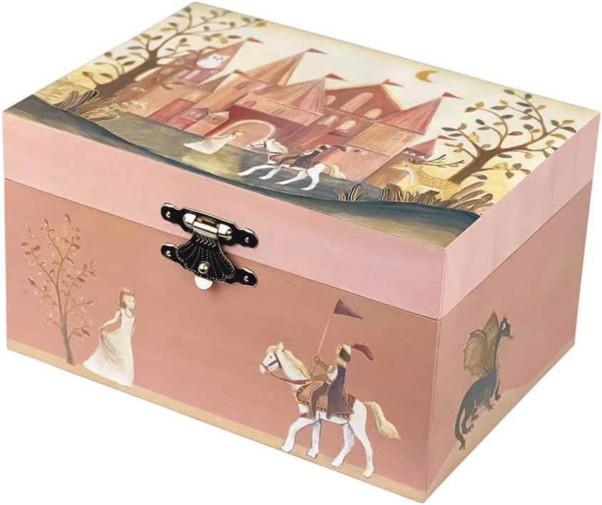 Egmont Toys Musikalische Schmuckdose – Schmuckkästchen Handkurbel-Spieluhr „Ballerina“ in 6 Designs