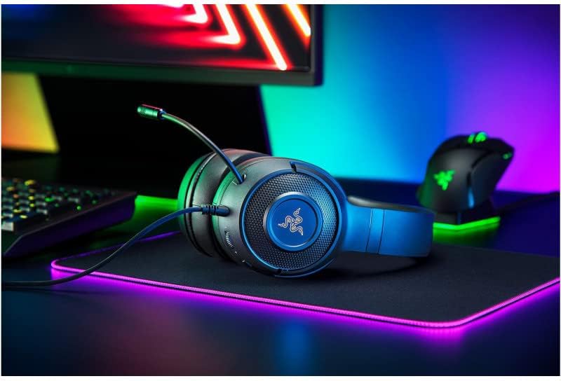 Razer Kraken V3 X - Kabelgebundenes USB-Gaming-Headset (Ultraleichter Kopfhörer, TriForce 40-mm-Trei