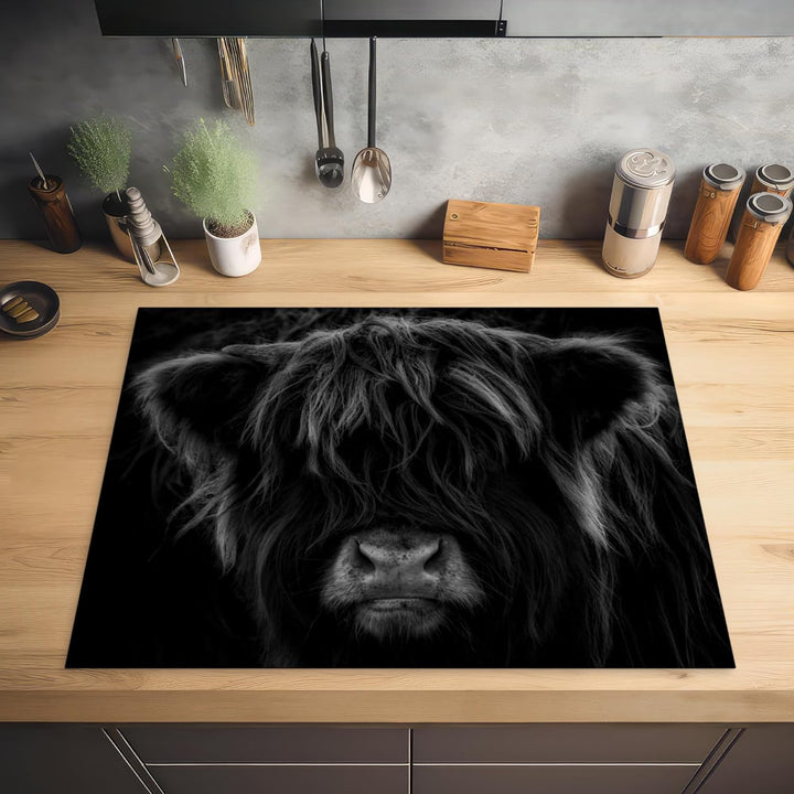 Herdabdeckplatte Einteilig Küche Herdabdeckung Induktionsfeld Ceranfeld Herdabdeckplatten Vinyl Matt