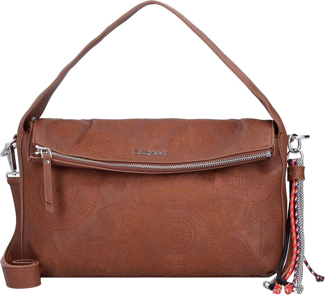 Desigual Damen Bols_Deja Vu Narbonne FLA Hand Bag Brown, Brown