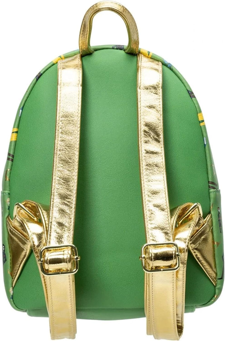 Loungefly Loki Multiverse Varianten Mini-Rucksack, Grün , Charakteraufdruck